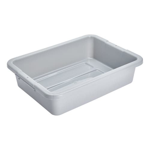 Rubbermaid 4.6 Galón Autobús / Caja de Servicios Públicos, Gris